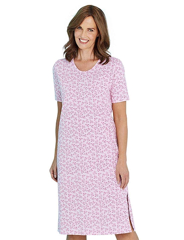 Pack Of 3 Short Sleeve Print Nightdresses