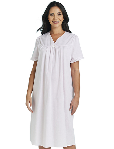 Seersucker Cotton Nightdress