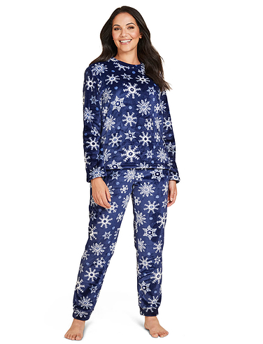 Fleece Snowflake Pyjama
