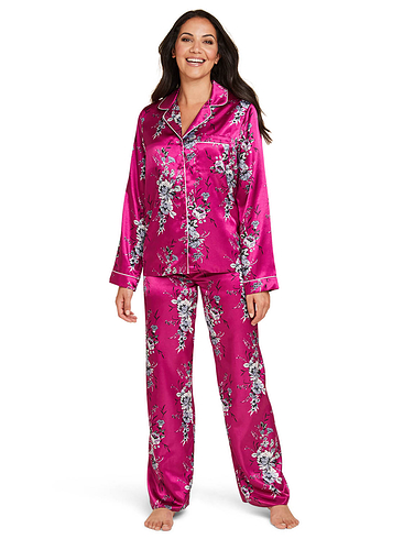 Luxury Satin Print Pyjamas