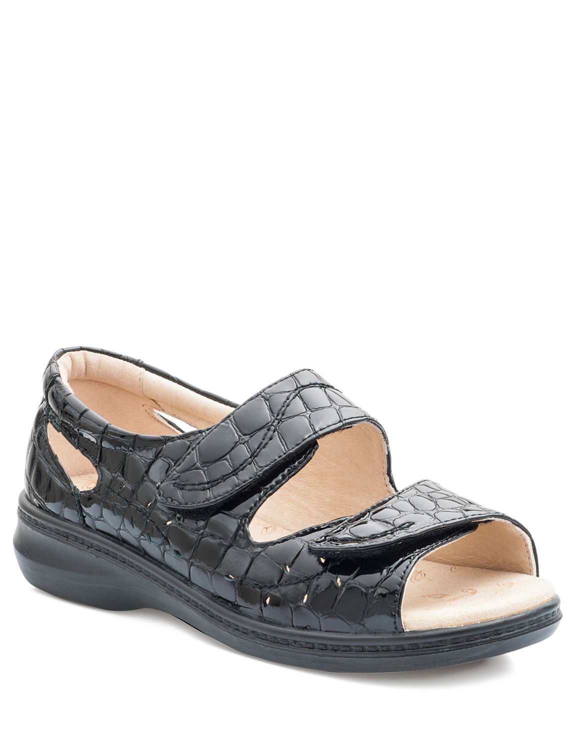 ‘Wave’ Padders Real Leather Extra Wide ‘Ee’ Fitting Shoe Ladieswear Chums