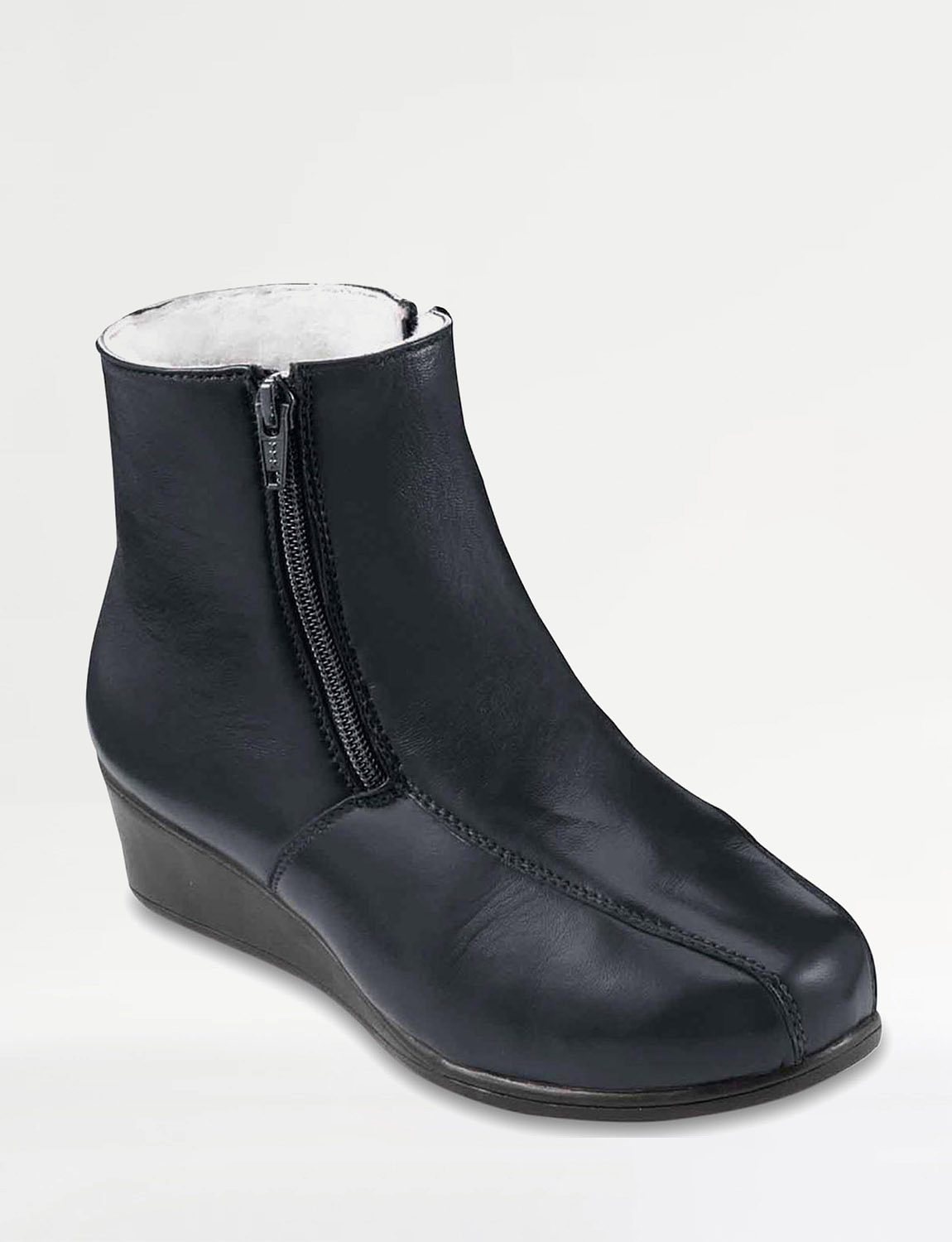ladies leather ankle boot