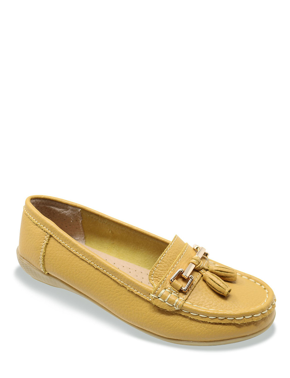 ladies leather moccasins