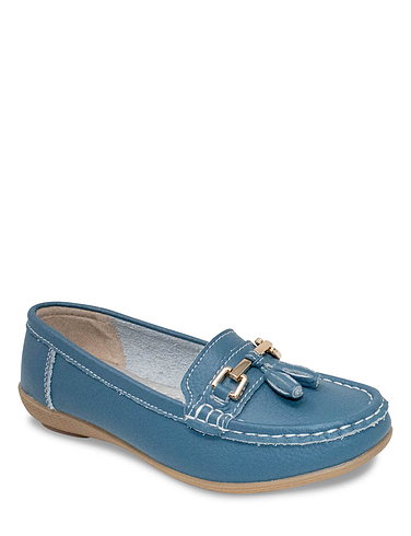 Nautical Wide Fit Leather Loafer
