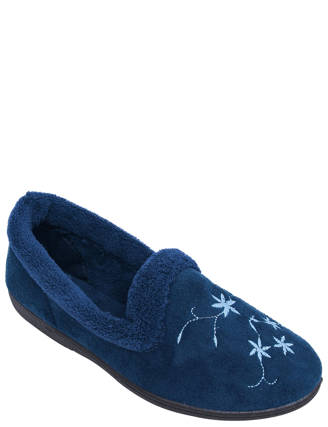 Ladies Embroidered Slipper Chums
