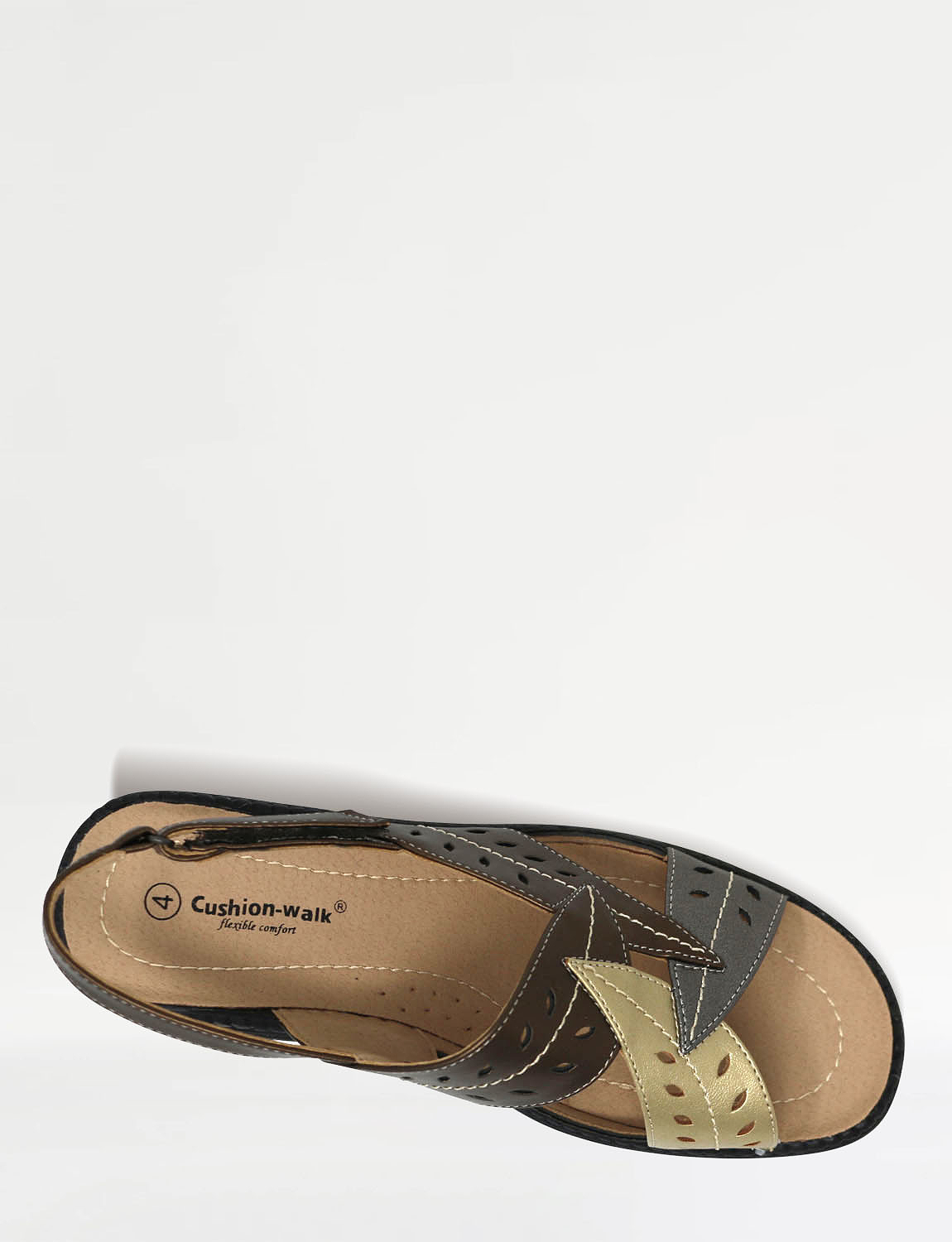 cushion walk flexible comfort ladies shoes