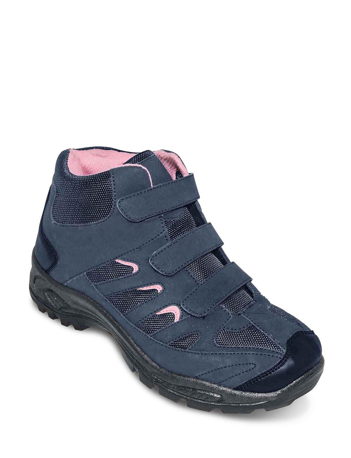 ladies navy wide fit shoes