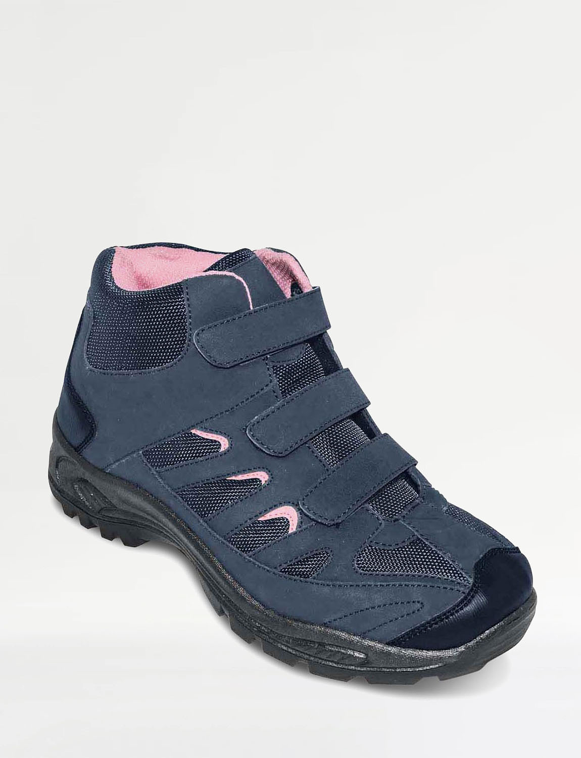 ladies velcro fastening walking boots