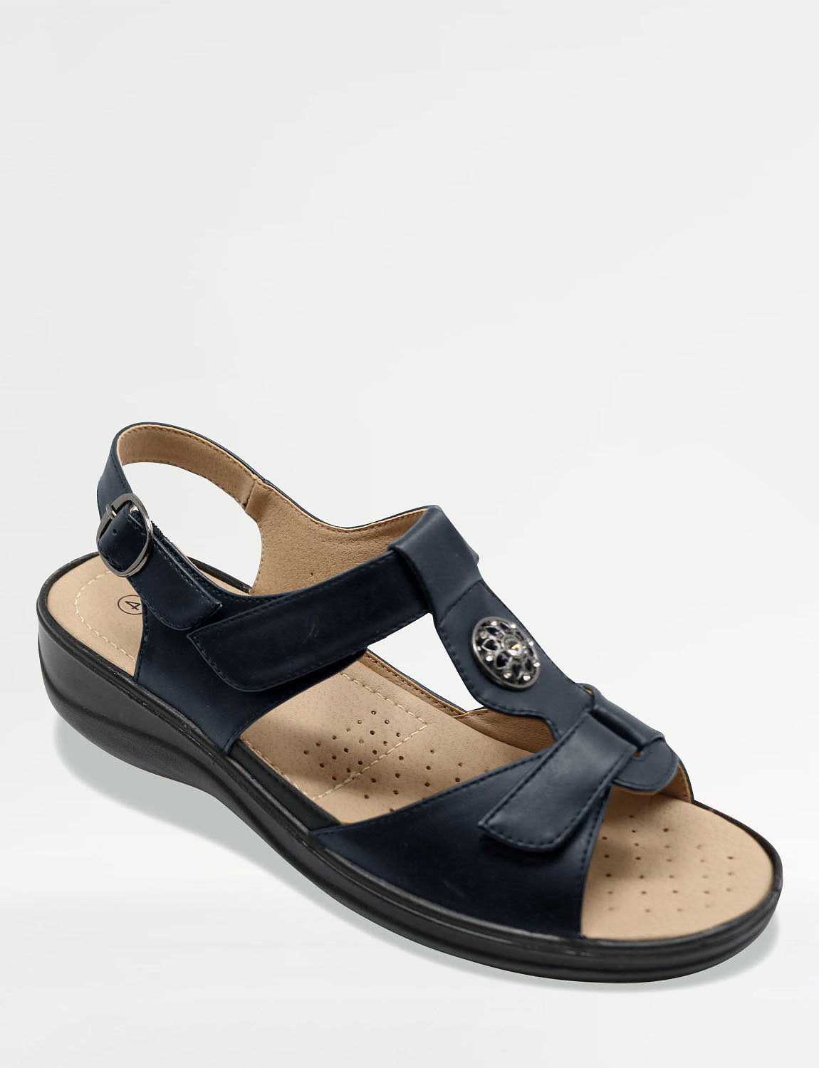 ladies cushioned sandals