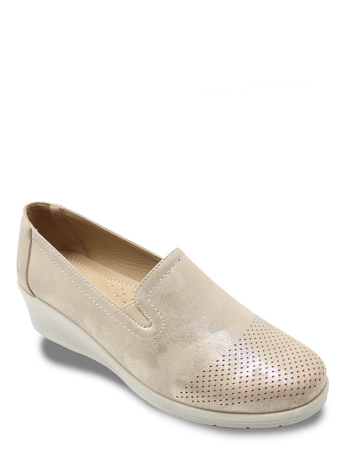 Ladies Metallic Comfort Shoe Chums