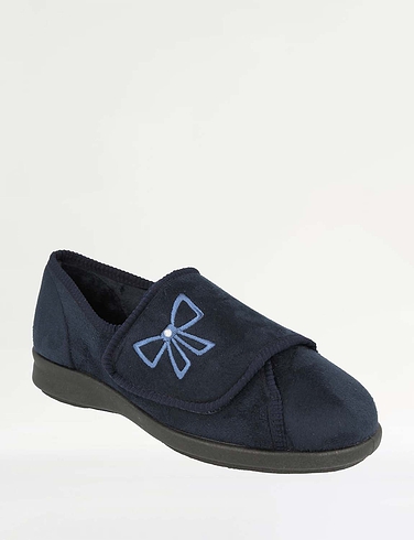 DB Shoes Ladies Keeston Wide Fit EE-4E Slipper