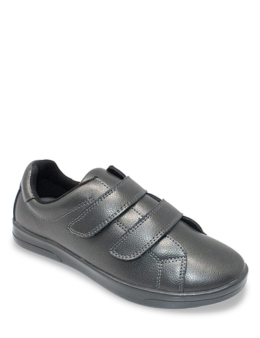 Washable Leather Touch Fasten Shoe