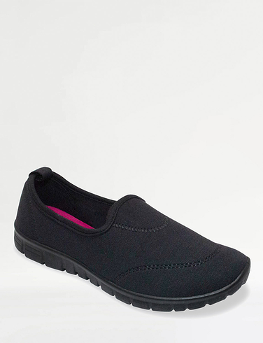 Slip On Shoe With Contrast Insole