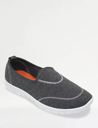 Slip On Shoe With Contrast Insole