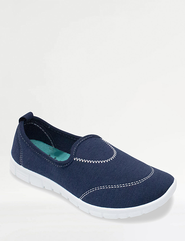 Slip On Shoe With Contrast Insole