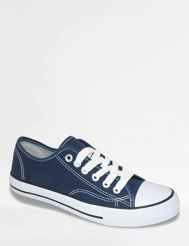 E Fit Lace Up Canvas Shoe