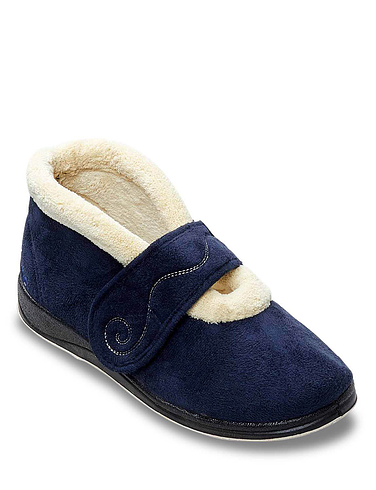 Padders Hush Bootee Slipper EE Fit