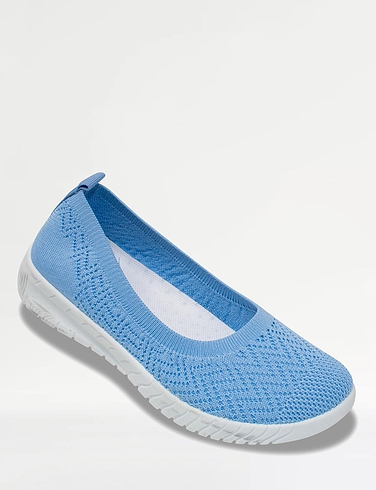 Ballerina Knit Fabric Shoe