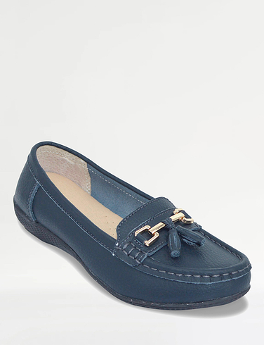 Leather Extra Wide EE Fit Loafers