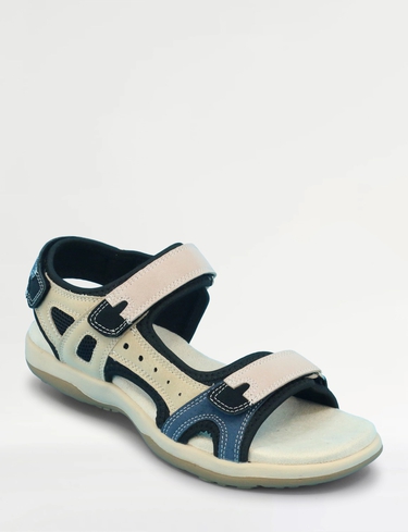 Wide Fit Touch Fasten Walking Sandal