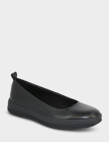 Leather EE Fit Ballet Pump