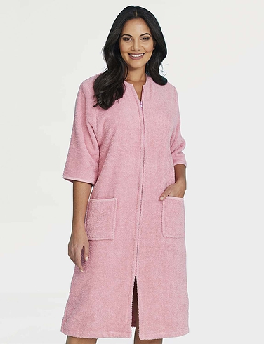 NK Imode + Dylan Quilted Short Silk Robe