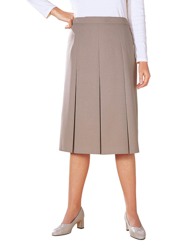 Inverted Pleat Skirt Length 25 Inches