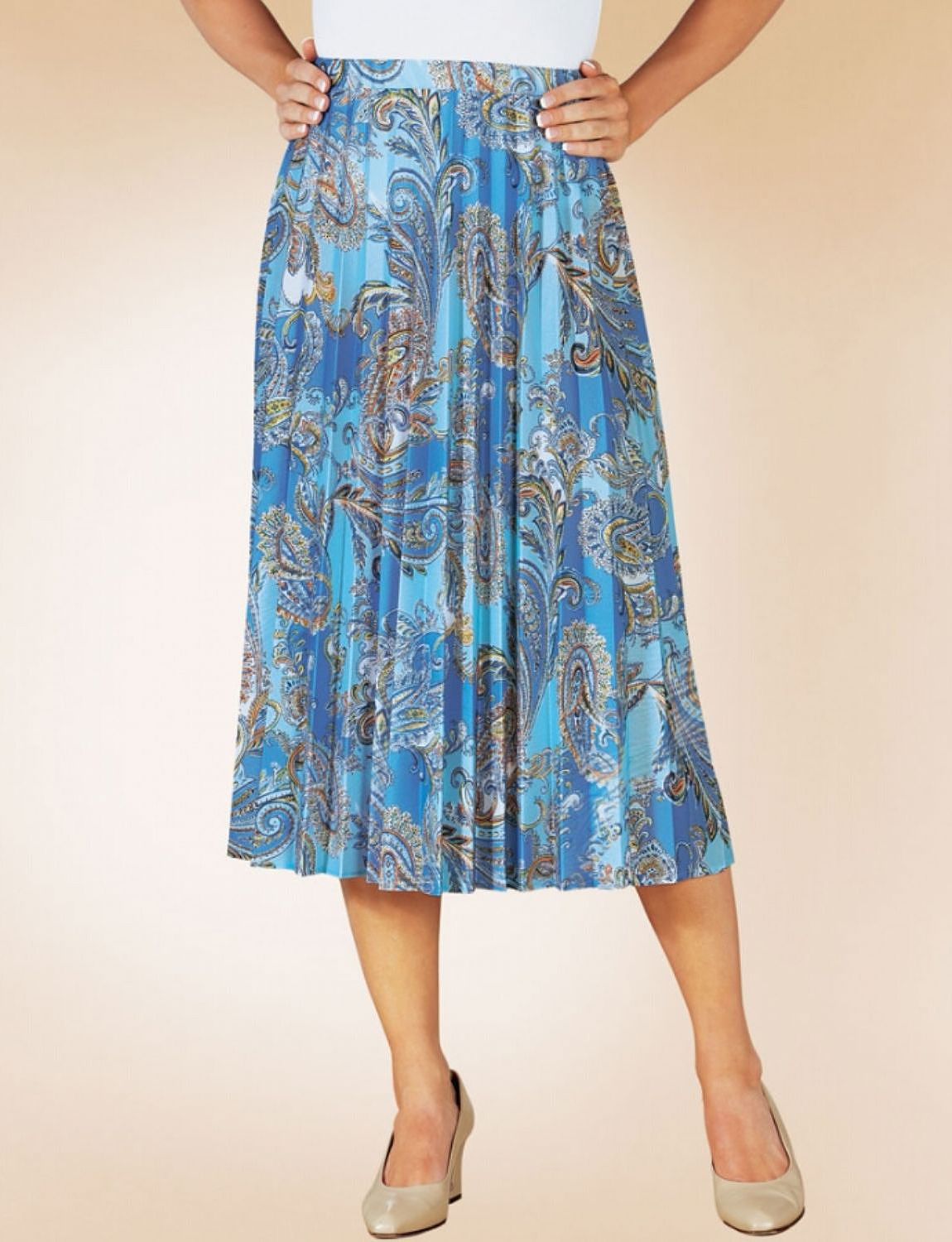 Sunray Pleated Skirt 27 Inches - Ladieswear Skirts | Chums