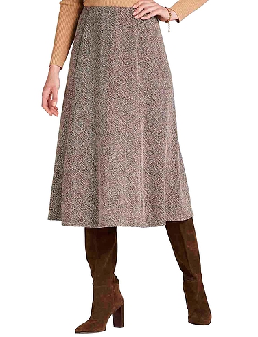 Tweed Effect Skirt 27 Inch Length