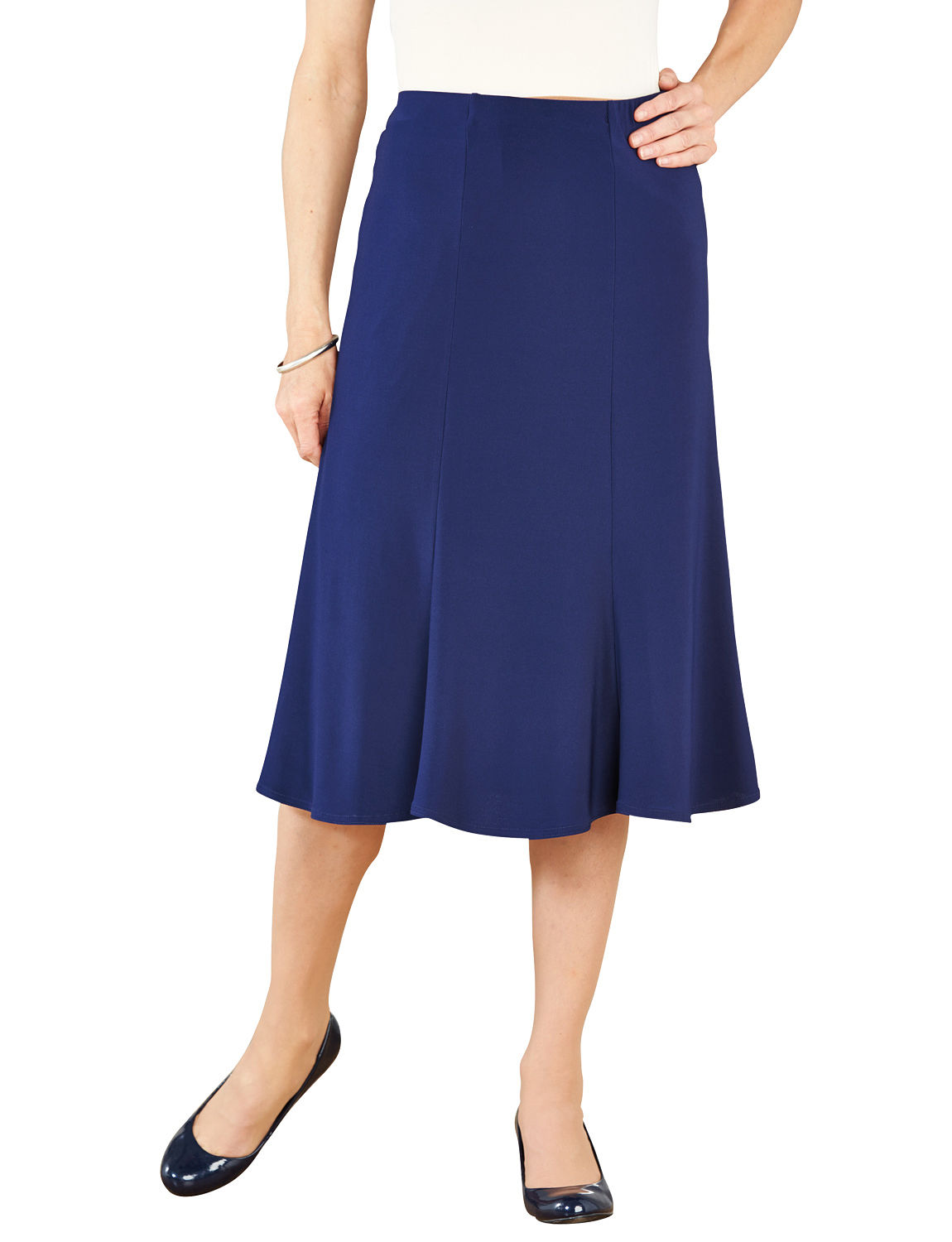 Jersey Panelled Skirt 25 Inches | Chums
