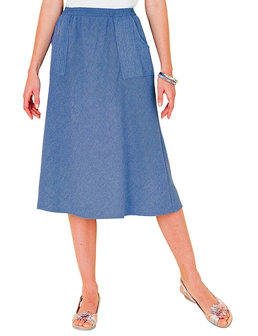 Linen Look Skirt