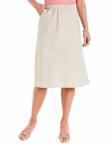 Linen Look Skirt