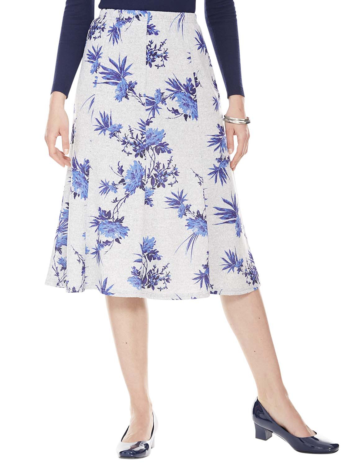 Warm Handle Floral Print Skirt | Chums