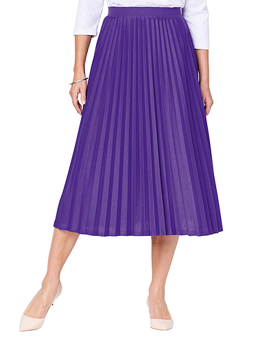 Sunray Permanent Pleat Jersey Skirt