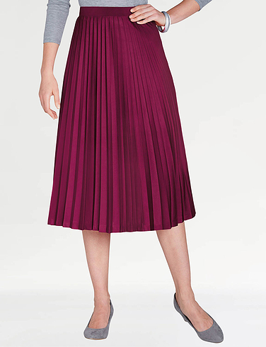 Sunray Permanent Pleat Jersey Skirt
