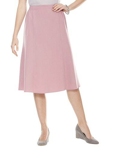 Pull On Stretch Fabric Skirt