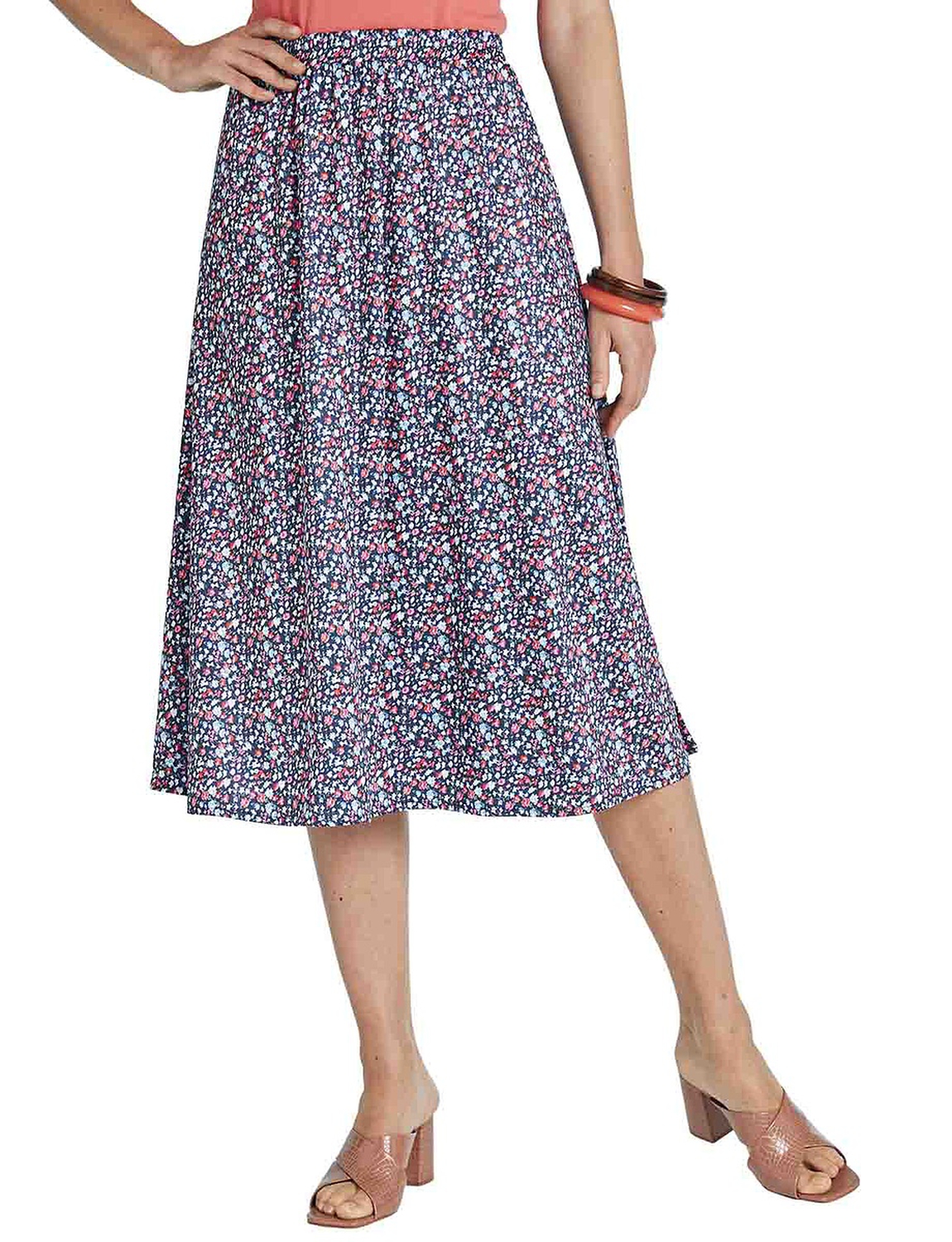 Print Elasticated Waist Skirt | Chums
