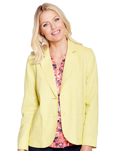 Tailored Linen Jacket