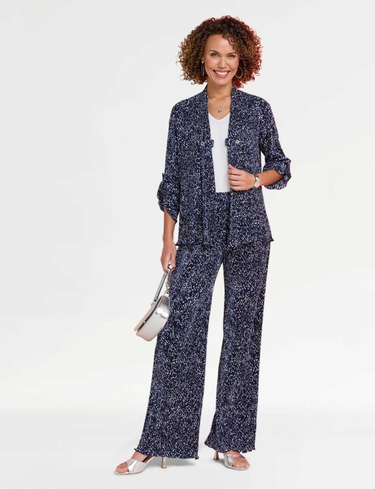 Tab Detail Plisse Soft Jacket