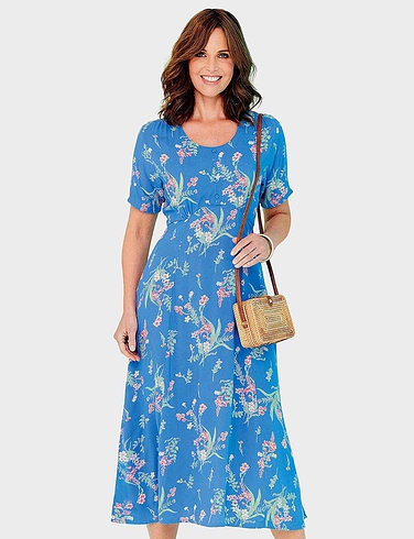 Viscose Print Tea Dress