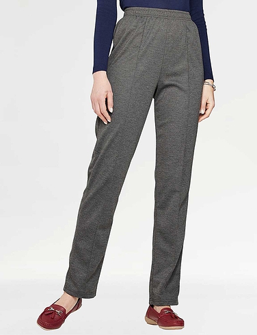 Pull-on Jersey Trouser - Grey