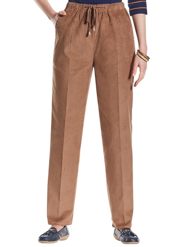 Tie Waist Corduroy Trouser