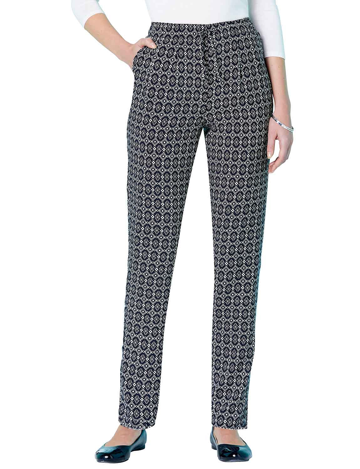 Viscose Print Trousers | Chums