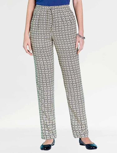 Viscose Print Trouser