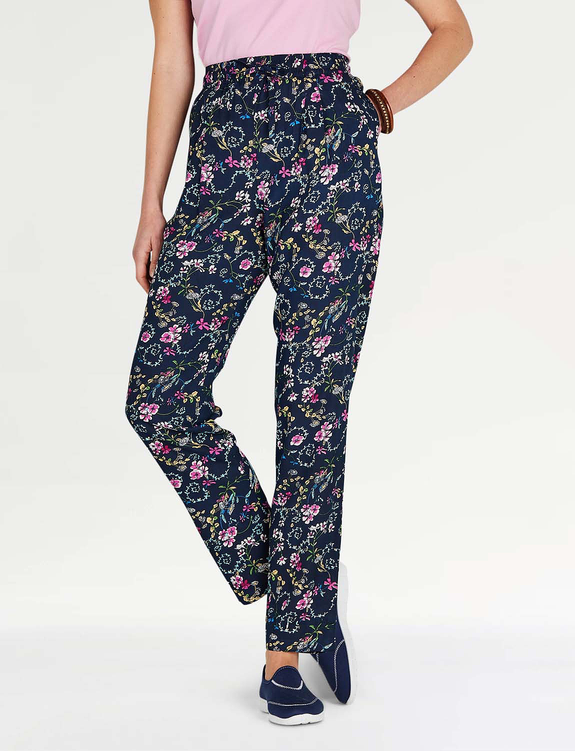 Viscose Print Trouser Chums