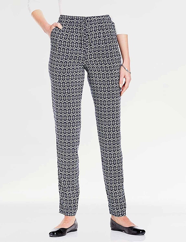 Viscose Print Trouser