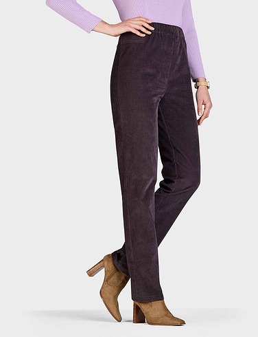 Pull On Cord Trouser