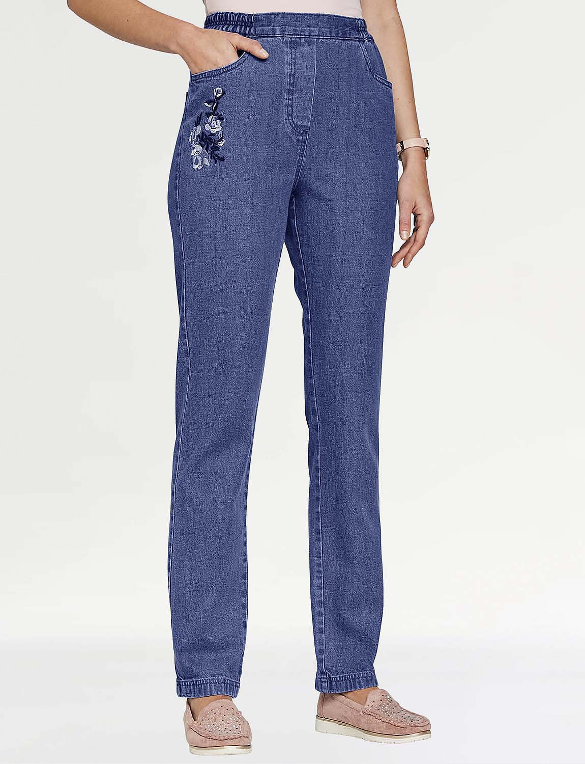Embroidered jeans  chums Embroidered jeans  chums