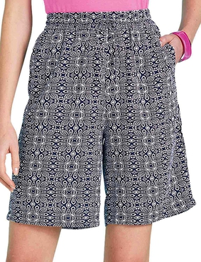Pull On Viscose Short