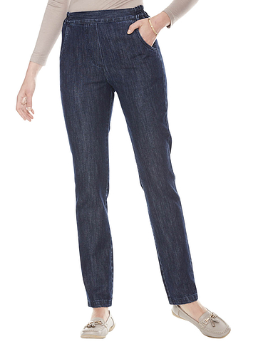 ladies pull on jeans
